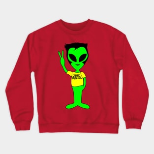 Peace Alien - Wolverines Animal Fan T-Shirt Crewneck Sweatshirt